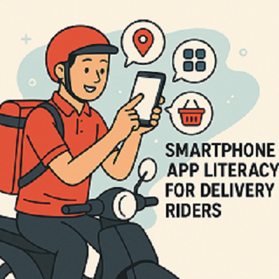 Smartphone & App Literacy Training Course For Delivery Riders